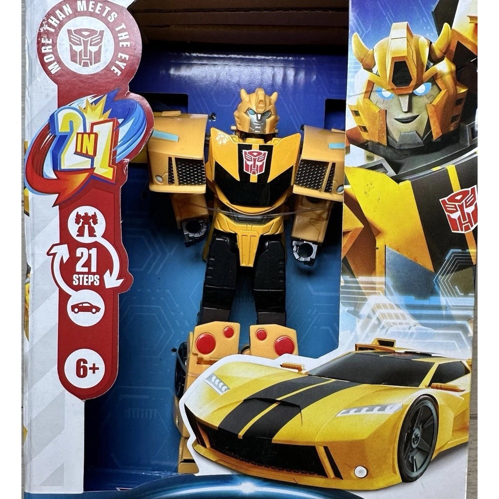 Transformers Toys EarthSpark Deluxe Class Bumblebee Action Figure - Picture 6 of 6
